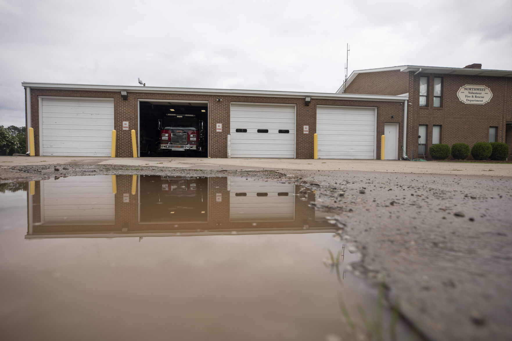 Northwest Fire Station Reflection Exterior.JPG